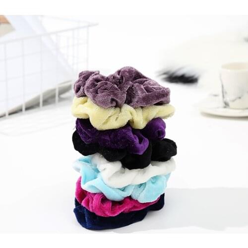 51 Pcs Velvet Elastic Hair Bands For Women Or Girls Hair Accessories Hair Accesorios Para El Cabello Scrunchie Turban