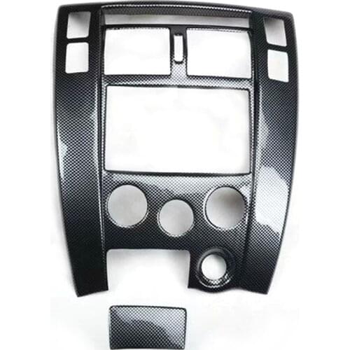 Car Dashboard Central Console Air Condition Adjust Switch Panel Cover Frame Trim Styling For Hyundai Tucson 2006-2013 LHD