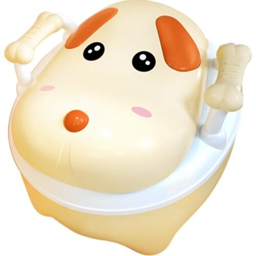 Little Hallen Childrens Toilet Cartoon Cow Potty Seat Girl Baby Toilet Kids Urinary Plus