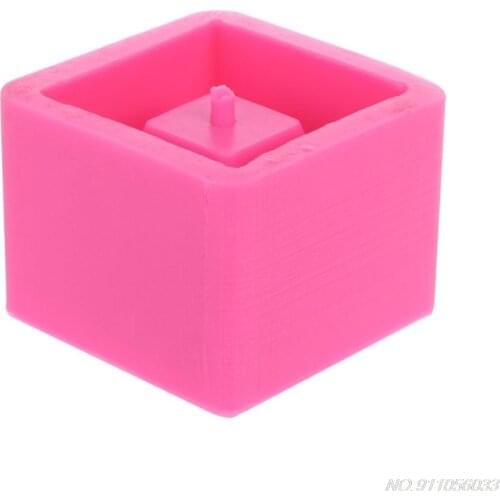 Cube Concrete Silicone Mold Planter Flower Pot Cement Vase Mould Craft Handmade Garden Decoration Tool N19 20 Dropshipping