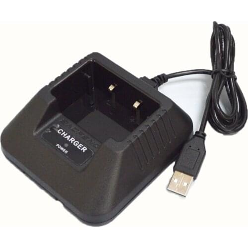 New Original baofeng USB charger with desktop charger for Baofeng UV-5R UV-5RE UV-5RA walkie talkie two way radio