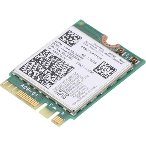 Fit For Intel 7260AC 7260NGW Dual-band Wireless Network Card For Lenovo IBM Thinkpad FRU04X6087 Network Card