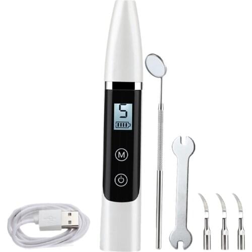 Ultrasonic Whitening Teeth Cleaner Tooth Stain Removal Household Scaler Electric Tooth Cleaner