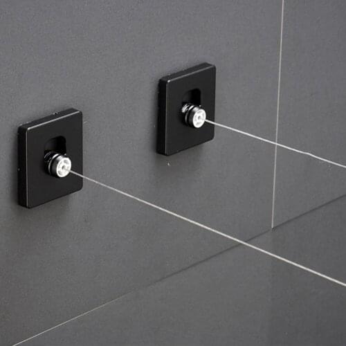 Retractable Clothesline Rope Shower Room Bathroom Telescopic Stainless String Invisible Drying Rack Laundry Supplies