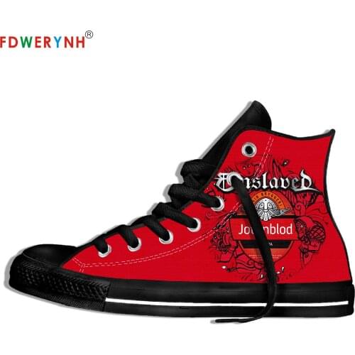 High Top Canvas Mens Casual Shoes Enslaved Band Most Influential Metal Bands Of All Time Lightweight Shoes For Women Men