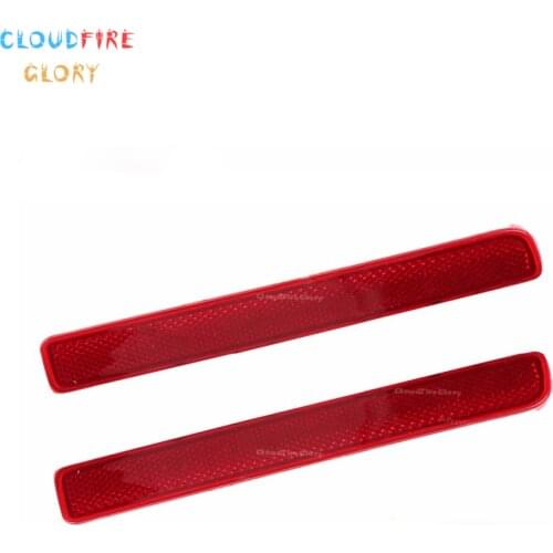 XFF500020 XFF500030 Pair LH+RH Rear Bumper Red Reflector LED Lens For Land Rover LR3 2005-2009 LR4 Range Rover Sport 2010-2013