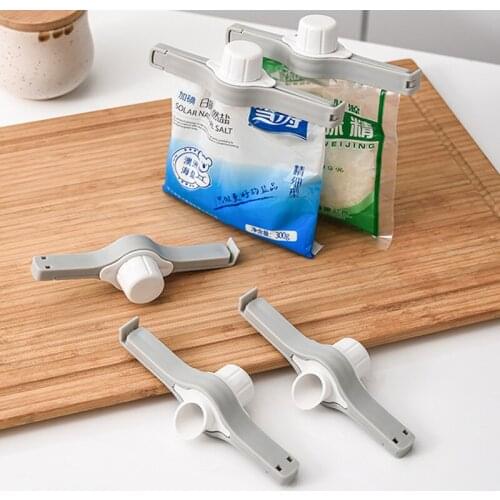 1/3/5pcs Discharge Nozzle Sealing Clip Food Plastic Bag Milk Powder Preservation Moisture-proof Kitchen Storage Food Tools