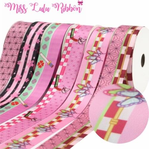 10mm-38mm Japanese Cartoon Printed Keychain Neckband Key Lanyard ID Pass Card Gym Mobile Phone USB Badge Holder Lanyard Ribbon