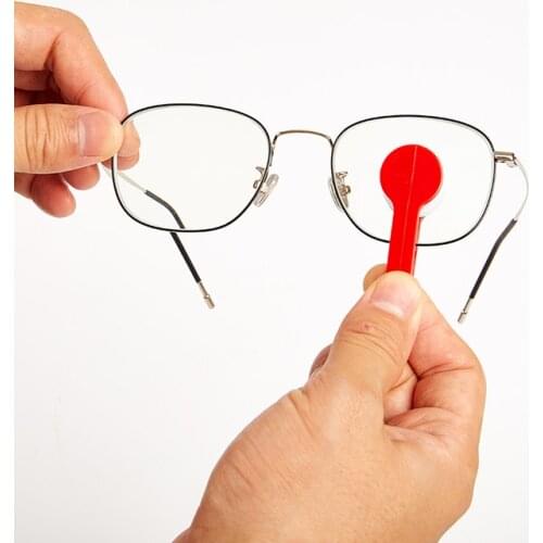 5PCS Super Soft Glasses Wipe Cleaner Double-sided Microfiber Glasses Brush Tool