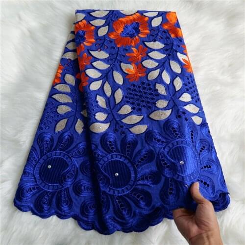 African Lace Fabric High Quality 2021 Swiss Lace 100% Cotton Lace Fabric Swiss Voile Lace Fabric For Party Dress A123