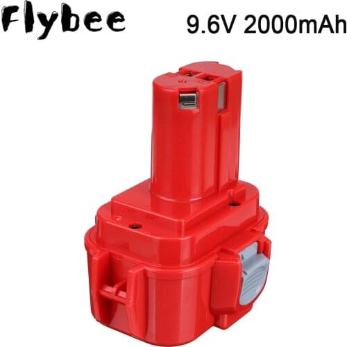 PA09 9.6V 2000mAh Ni-CD Replacement Battery for Makita 9100 9101A 91019120 9122 6207D 6261D 192595-8 192596-6 Screwdrive Bateria