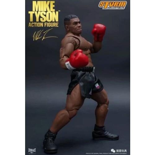 Storm Toys Boxing Tyson Boxing Boxer Champion Mike Tyson Three Head Face Model Collectible Model Toys