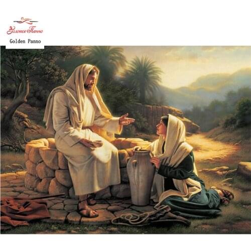 Diamond Painting Full Square 5D Diy Daimond Embroidery Diamant Mosaic Sale rhinestones pictures Jesus Pray Women Icon 03