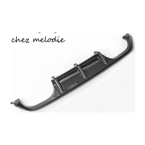 RKP Style top quality Carbon fiber car twopair outlet Rear Diffuser bumper For BMW F80 M3/F82 F83 M4 2014-2016