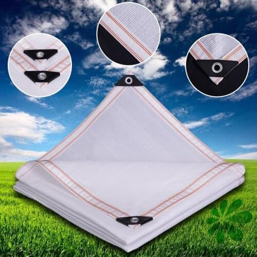 White Sunshade Net Thicken 80% Shading Rate Succulent Plant Insulation Net Outdoor Garden Anti-UV Sun Shelter Customize Size