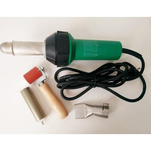 Free Shipping - 110V / 230V 1600W Hot Air Welding Gun With Silicon Pressure Roller And 40mm Weld Tip