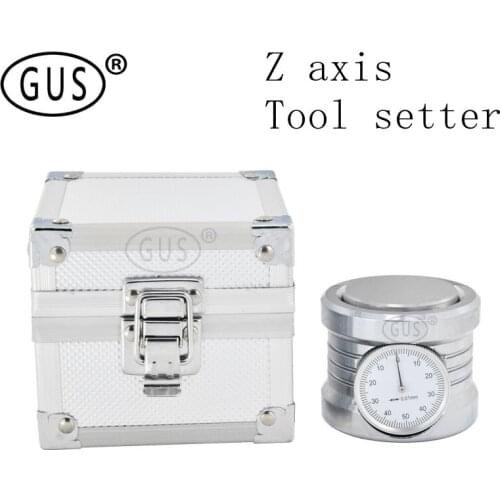 Free shipping Z Axis Zero Setter with a Table Zero Setting Gauge for CNC Machine 50mm +/- 0.005mm Z Axis Tool Length Setter
