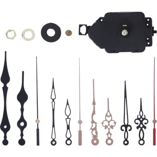 Watch Clock Movement Set with Different Size Clock Hands Retro Mechanism DIY Kit Repair Replacement Parts Sweep Silent