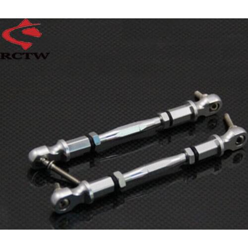 CNC Metal Steering Pull Rod for 1/5 GTB Racing HPI Rofun Rovan Km Baja 5B 5T 5SC Rc Car Toys Parts