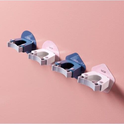 Broom Mop Holder Mop Organizer Garden Storage Rack Kitchen Tool Hanger Folding Rack Metal Tools Behind Doors On Walls Bathroom