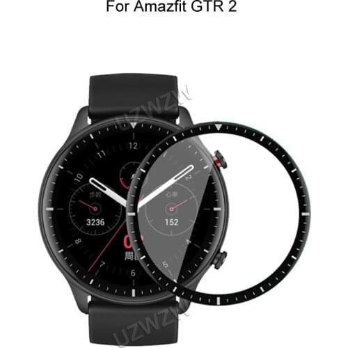 For Amazfit GTR 2 Soft Smart Watch Screen Protector Guard 3D Curved Edge Full Coverage Protective Film Cover