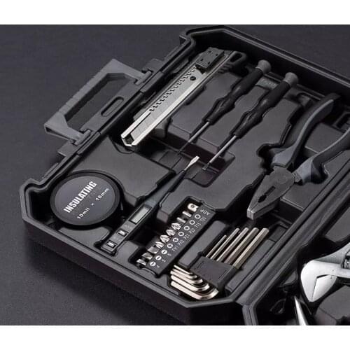 Original Xiaomi Jiuxun Home Tool Set Repair Tool Set Hand Tool Box Storage Box Wrench Hammer Tape Pliers For Smart Home Life