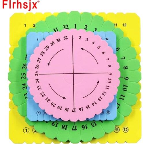 4pcs Multicolour Kumihimo Disks Set Kumihimo Beading Cord Disc Disk Hand Bracelet Knitting Tools Household Braided Weaving Board