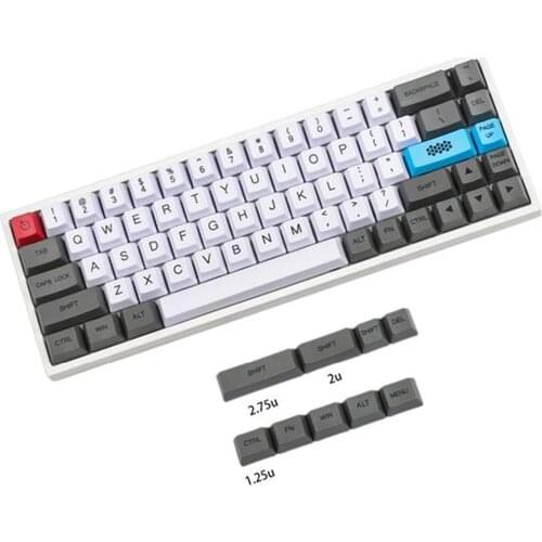 61 64 68 ANSI Dye Sub Carbon Customize Keyset OEM Profile Thick PBT Keycap For MX Mechanical Keyboard GH60 SP64 GK64 Tada68