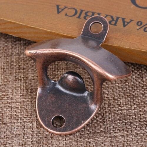 Zinc alloy bottle opener custom manufacturer, creative retro wall-mounted beer bottle opener, wall-mounted bottle opener