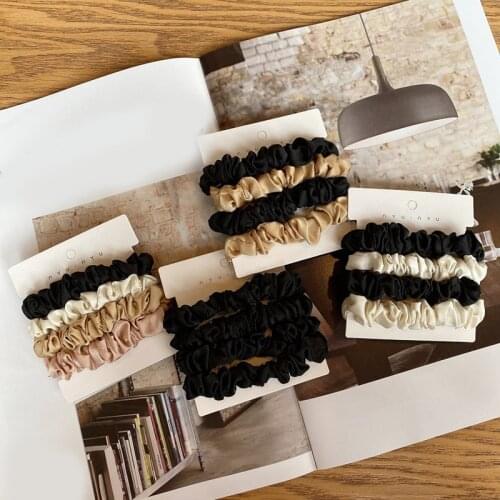 Silk Satin Temperament Hair Ring Exquisite Simplicity Rubber Band Colorful Nice Hair Band Noble Atmosphere Hair accessories New