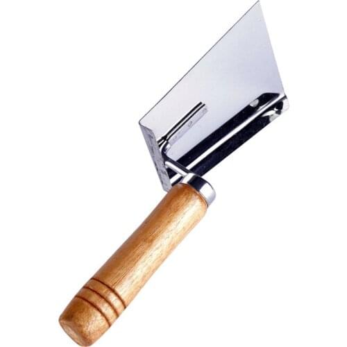 Beeswax Scoop Stainless Steel Shovel Beehive Cleaning Shovel, Tool Beekeeping Tools Wood Handle Beekeeping Clean Scoop