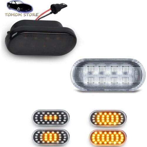 LED Dynamic Amber Side Marker Indicator Light for Seat Toledo MII Leon Ibiza Inca Exeo Cordoba Built Arosa Alhambra Altea XL