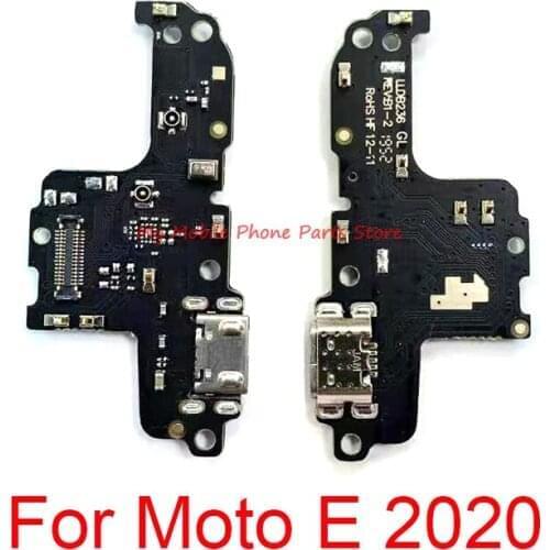 High Quality USB Charging Charger Dock Port Board Flex Cable For Motorola Moto E 2020 Replacement Parts
