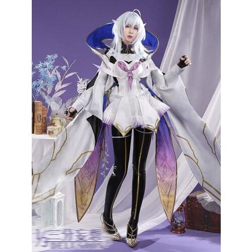 Game Fate FGO cos Merlin Prototype Game skin cosplay anime costume women suit
