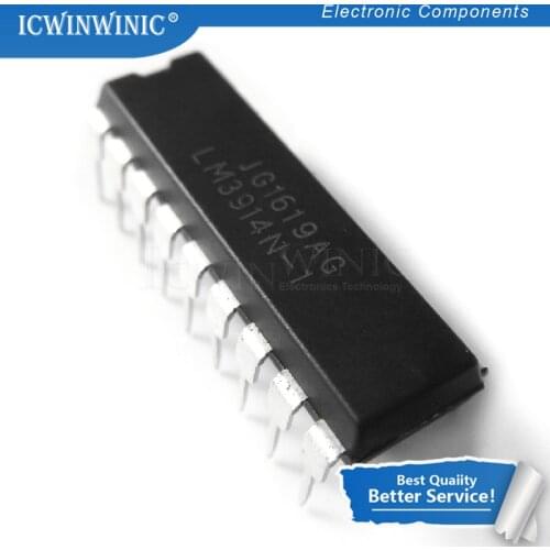 10piece LM3914N-1 LM3914-1 DIP18 DIP LM3914N New original In Stock