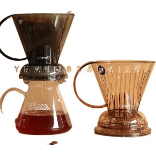 2-4/4-7 Cups Coffee Immersion Dripper Clever Coffee Dripper Reusable for Travel or Home Use /Perfect for Pour Over Coffee