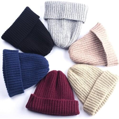2018winter cashmere hat for women beanie hip hop cute cashmere wool cotton hats winter caps female beanies bonnet gorro feminino