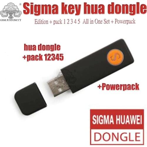 2021 original new sigmakey hua dongle Edition + pack 1 2 3 4 5 + powerpack for huawei