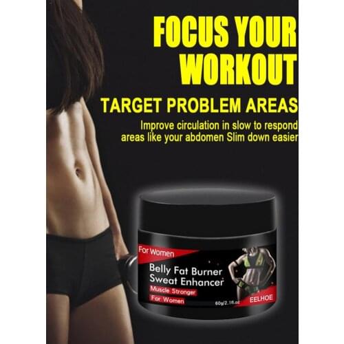 60gMen And Women Massage Cream Stronger Abdominal Muscle Cream Anti Cellulite Fat Burning Weight Loss Slimming Gel Fitness Cream