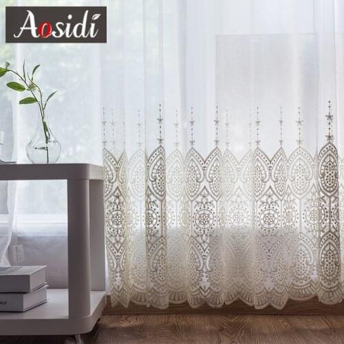 AOSIDI Tulle On The Windows