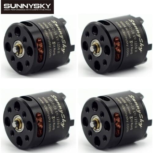 4pcs Sunnysky X2212 980KV 1250KV 1400KV Outrunner Brushless Motor 2212 for RC Quadcopter Multicopter