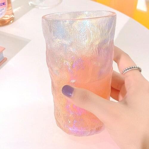 Glacier Coffee Mug Drinking Cup Irregular Mugs Whiskey Cocktail Water Milk Juice Wine Glasses Kitchen Drinkware Kawaii Bottle