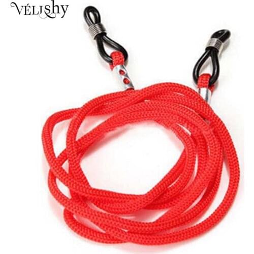 Colorful Cotton Blend Sunglasses Strap Eyeglass Chain Reading Glasses Chain String Holder Neck Cord Eyewear Glass Necklace