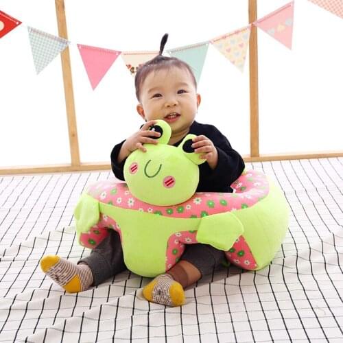 Cartoon animal baby Support Seat Sofa Baby Learning To Sit Chair Comfortable Travel Car Seat Pillow Cushion Plush Toys 0-24Month