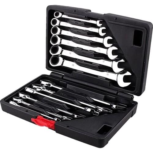 Multitool Keys Chrome Vanadium Steel Wrench Ratchet Wrench Hand Tool Set Car Repair Kit