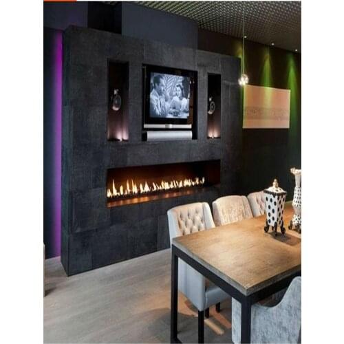 Inno-Fire 24 inch real fire automatic intelligent smart alexa bioethanol burner for fireplace