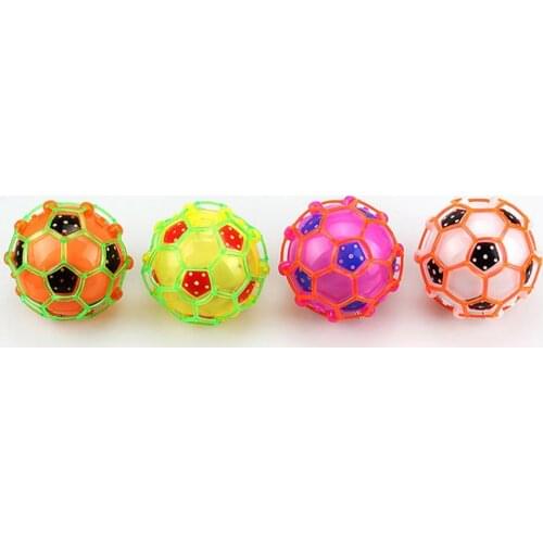 Colorful Mini Luminous Electric Soccer Toy Music Dance Light Football Kids Gift