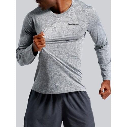 Men Cool Dry Compression Long Sleeve Baselayer Athletic Sports T-Shirts Tops Quick Dry Breathable Workout Running Shirts