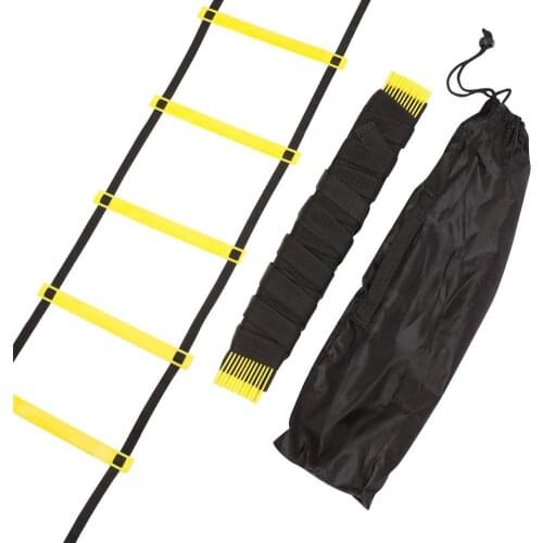 Nylon Straps Agility Ladder Football Speed Training Stairs Portable Pace Training Ladder Soccer Speed Practice Rope 3/4/6/7M