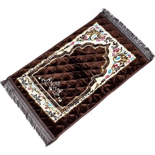New soft flannel Islamic Muslim Prayer Mat Blanket Salat Musallah Prayer Rug Tapis Carpet Tapete Banheiro Islamic Praying